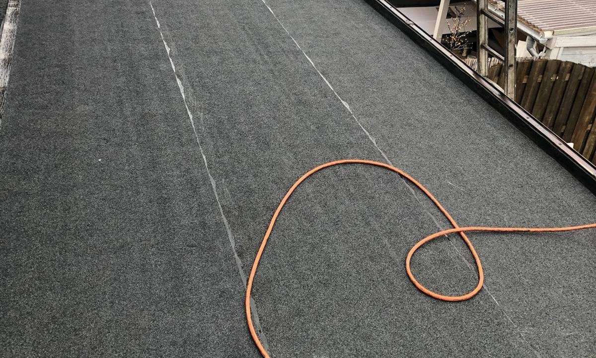 Nieuw bitumen dak aangelegd in Bolsward Nieuw bitumen dak aangelegd in Bolsward