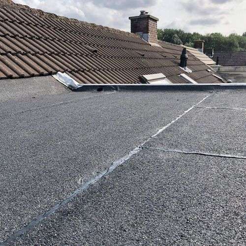Nieuw plat dak gelegd in Bolsward Nieuw plat dak gelegd in Bolsward